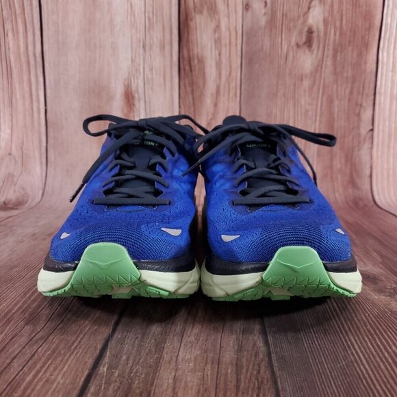*READ* Hoka One One Clifton 8 Mens Size 10.5 D Running Shoes Blue 1119393 DBOS - Picture 7 of 15